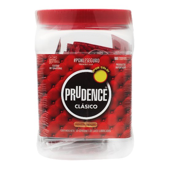 Preservativos Prudence Clasico Vitrolero  Con  50 Piezas-1