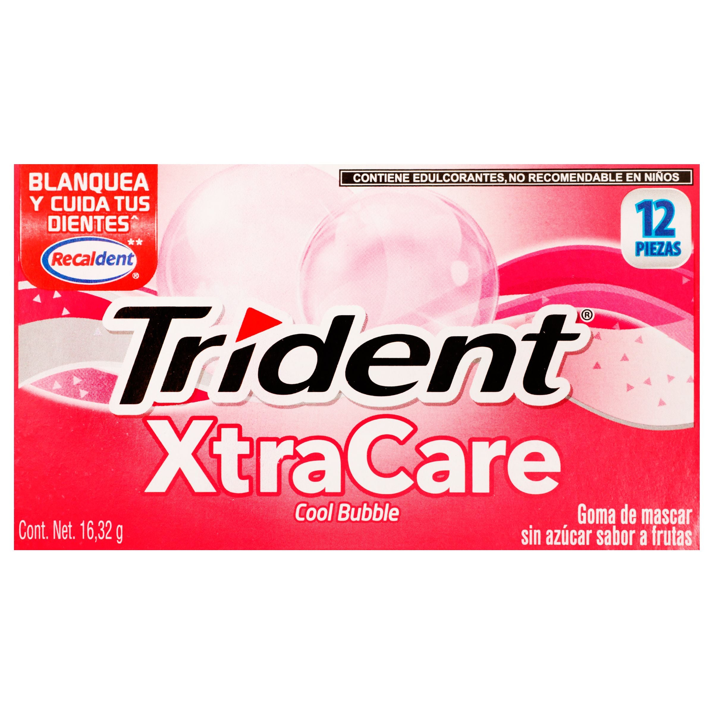 Chicle Trident Xtrac Cool Bubb S-1