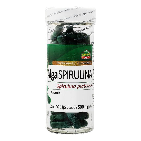 Alga Spirulina 90 Capsulas Vegana-1