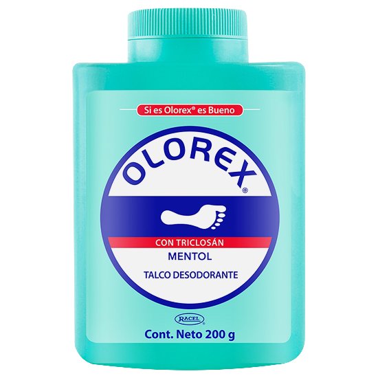 Talco Olorex Desodorante Mentol 200 G+25%-1