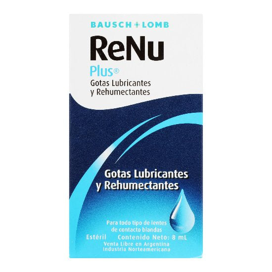 Renu Plus Lubricante/Rehumectante  Gotas 8Ml-1