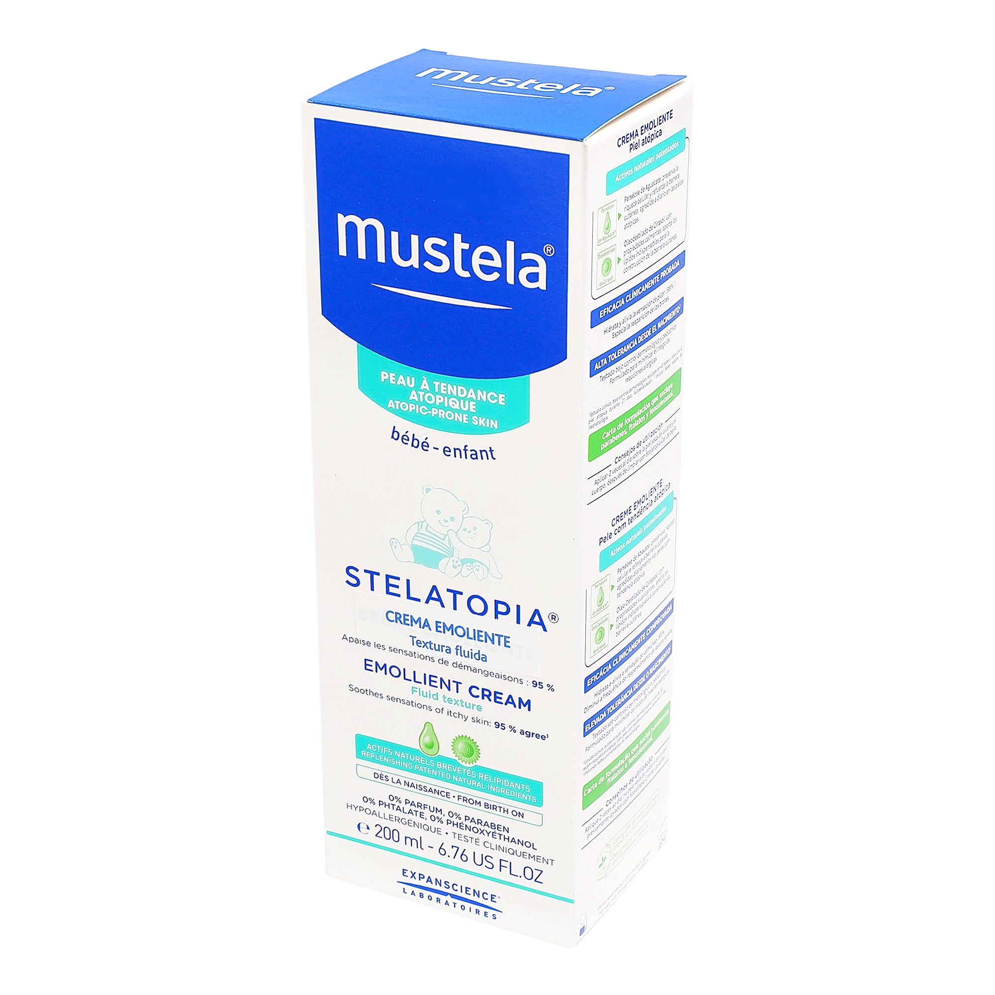 Crema Mustela Stelatopia Bebe Emoliente 200 Ml-2