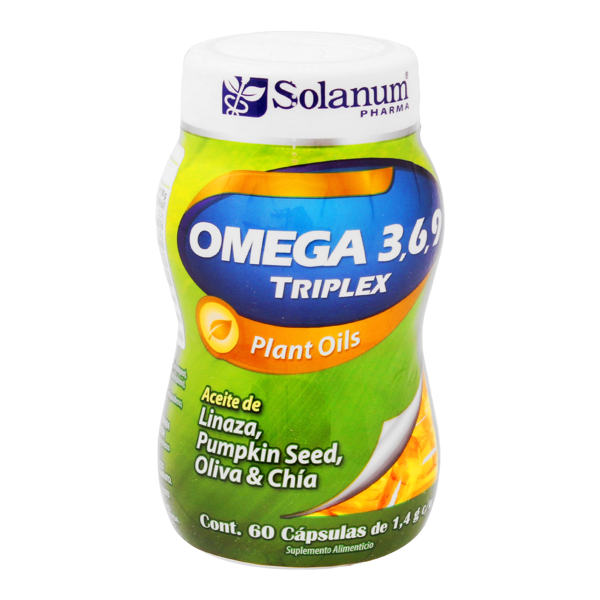 Omega 3-6-9 Triplex Plant-Oi Con 60 Capsulas-1