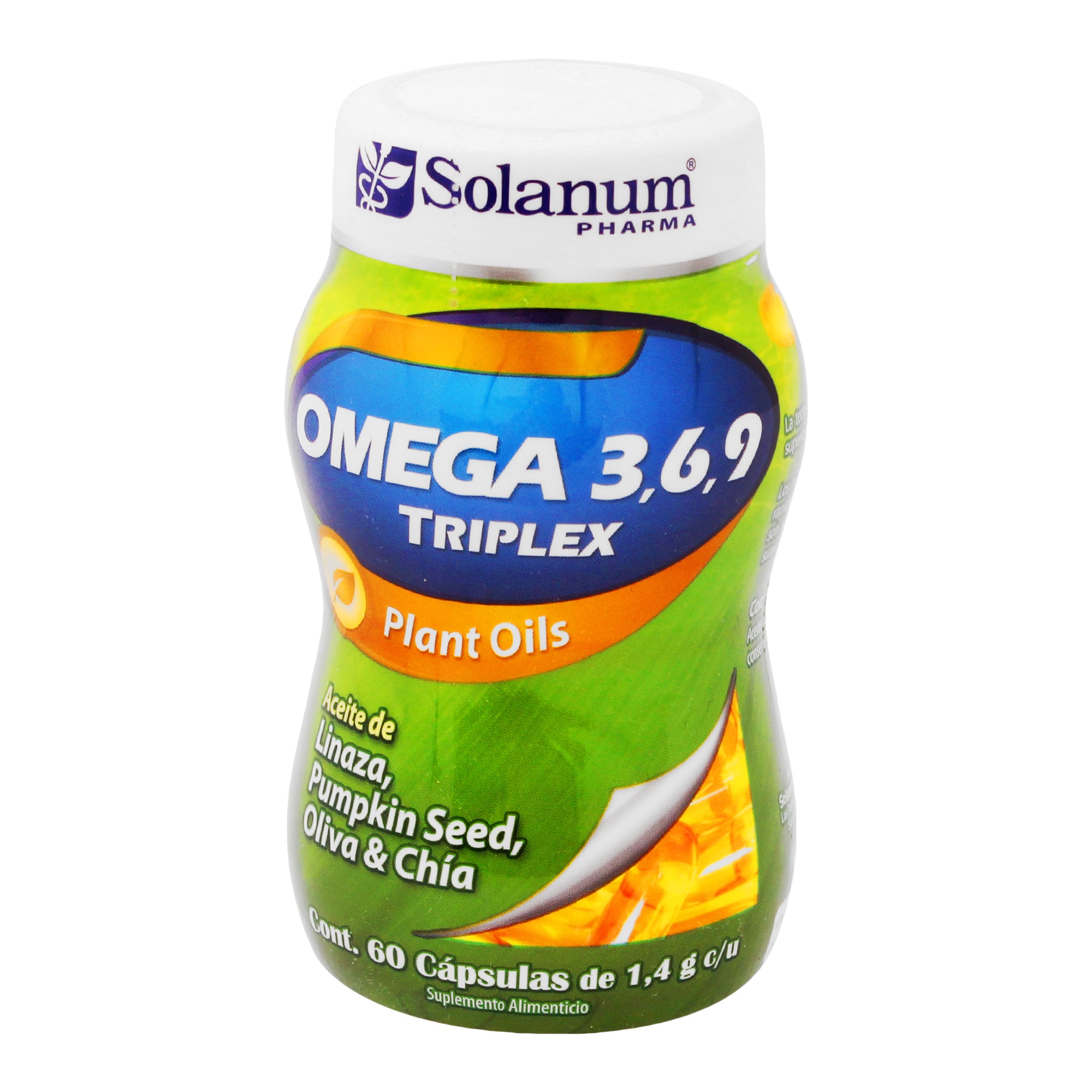 Omega 3-6-9 Triplex Plant-Oi Con 60 Capsulas-2