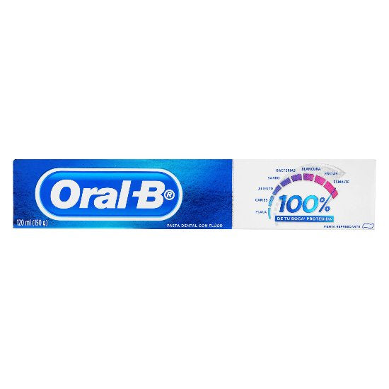 Crema Dental Oral-B 100% Menta Refrescante 120 Ml-1