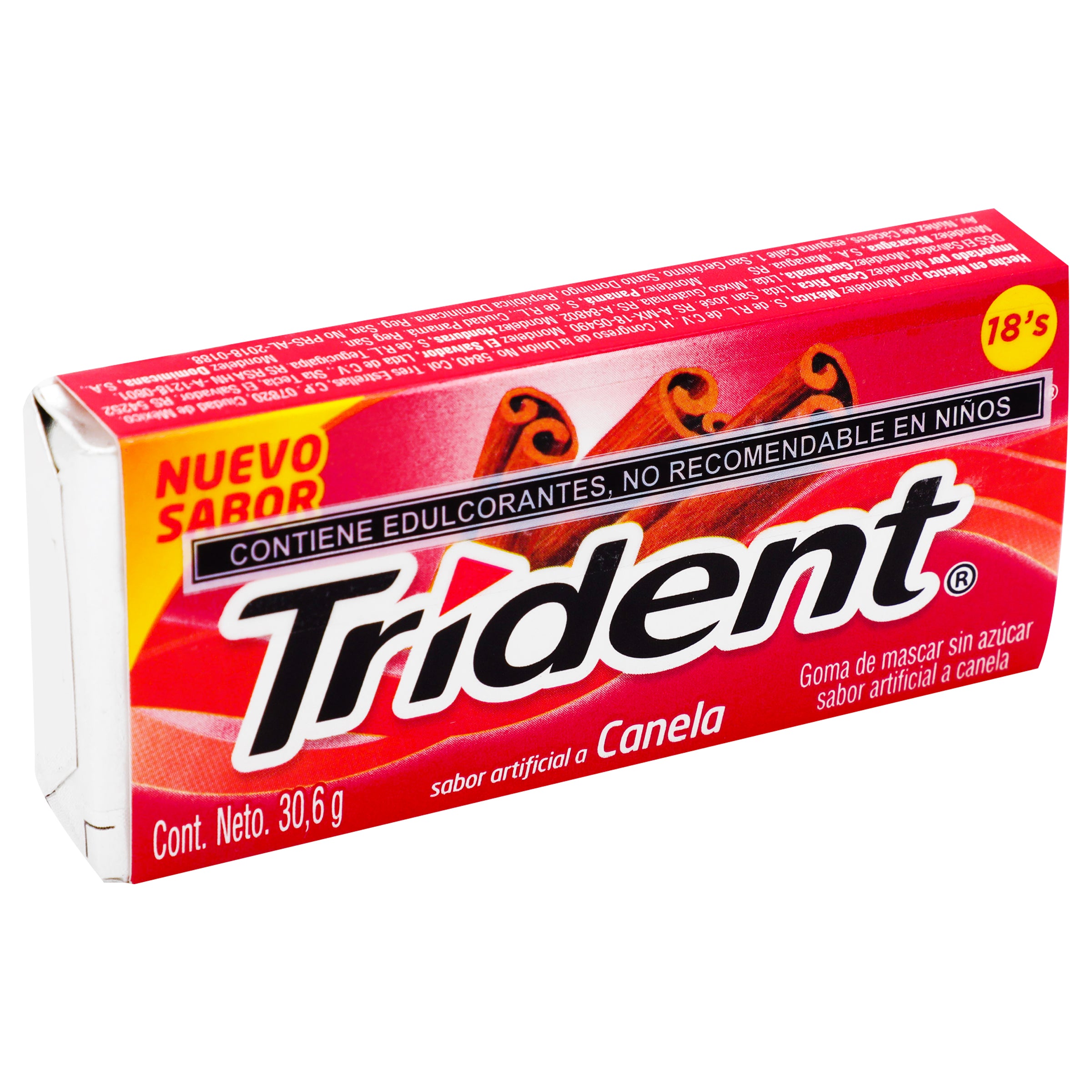 Chicle Trident 18 S Fresa Y Canela 30.6 G-3