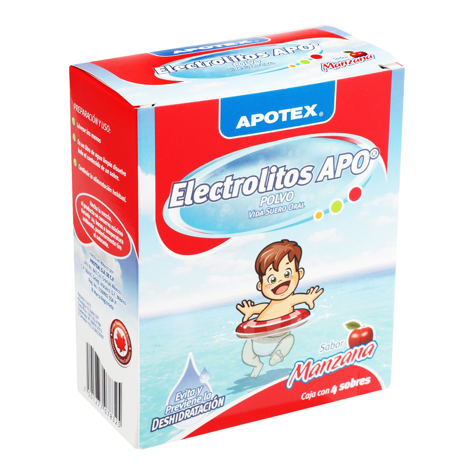 Electrolitos Apo Manzana Con 4 Sobres-5