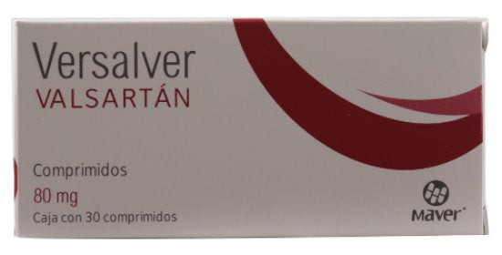 Versalver (Valsartan) 80 Mg Con 30 Comprimidos-1