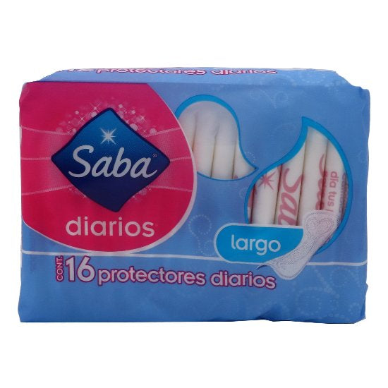 Panty Protector Saba Diarios Largo Con 16-1