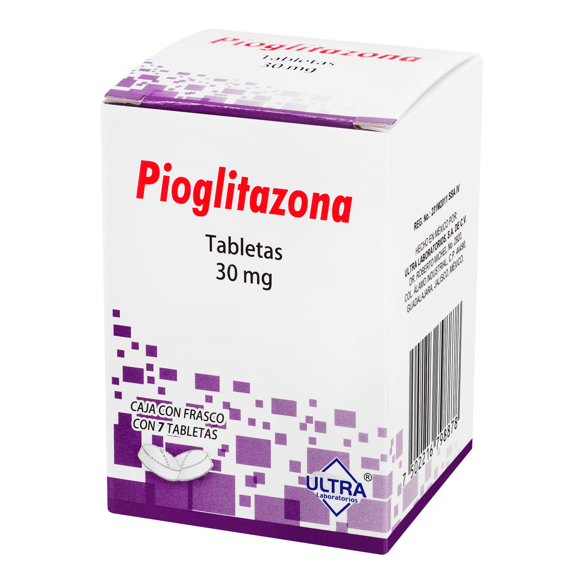 Pioglitazona 30 Mg Con 7 Tabletas-3