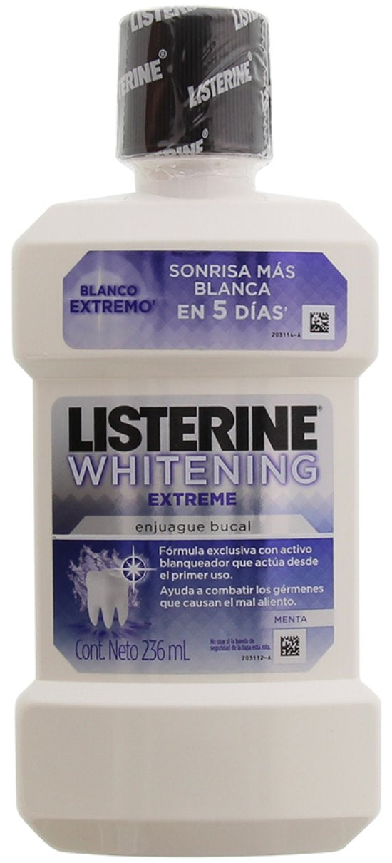 Enjuague Bucal Listerine White Extreme 236 Ml-1