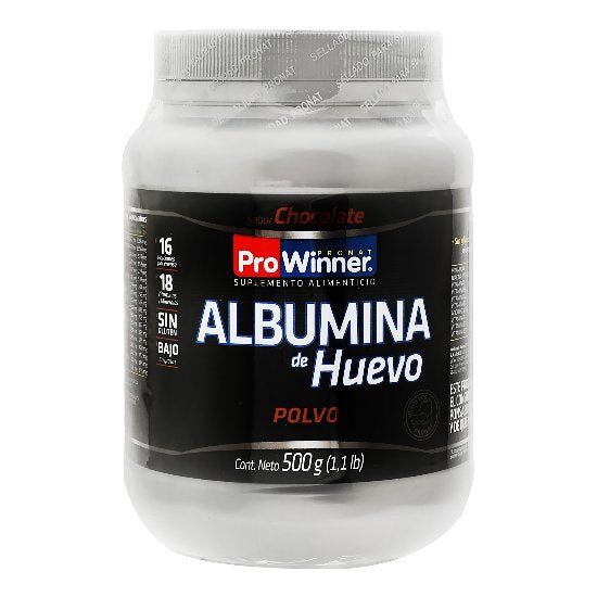 Albumina De Huevo Choco 500 G Pronat-1