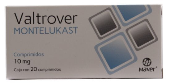 Valtrover (Montelukast) 10 Mg Con 20 Comprimidos-1