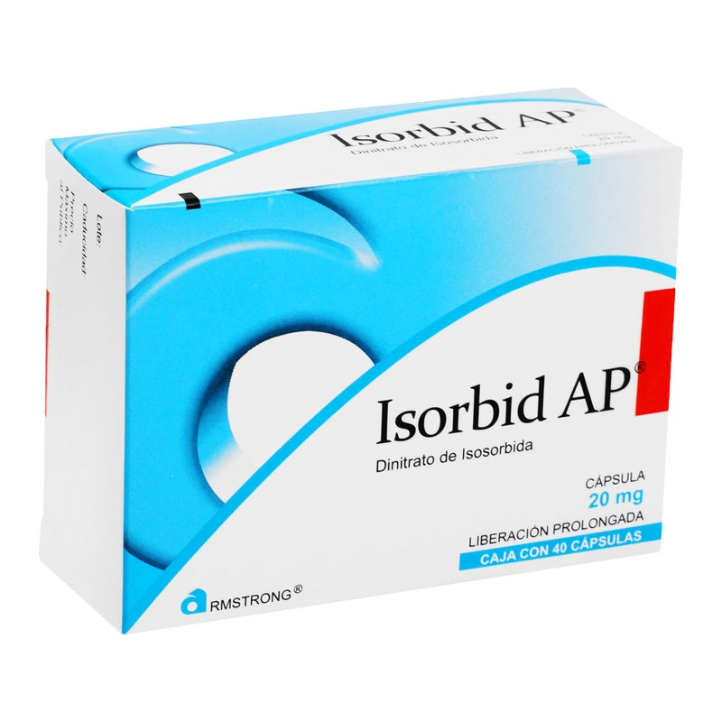 Isorbid Ap 20 Mg Con 40 Capsulas 7501089803047 