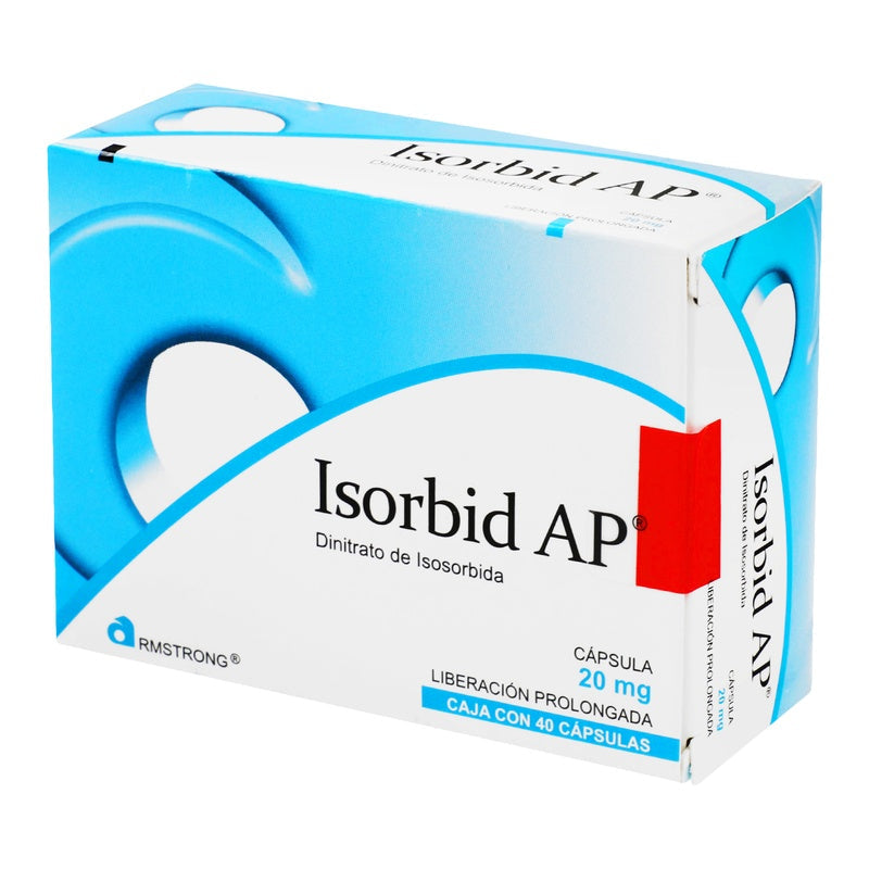 Isorbid Ap 20 Mg Con 40 Capsulas 7501089803047  perfil 3