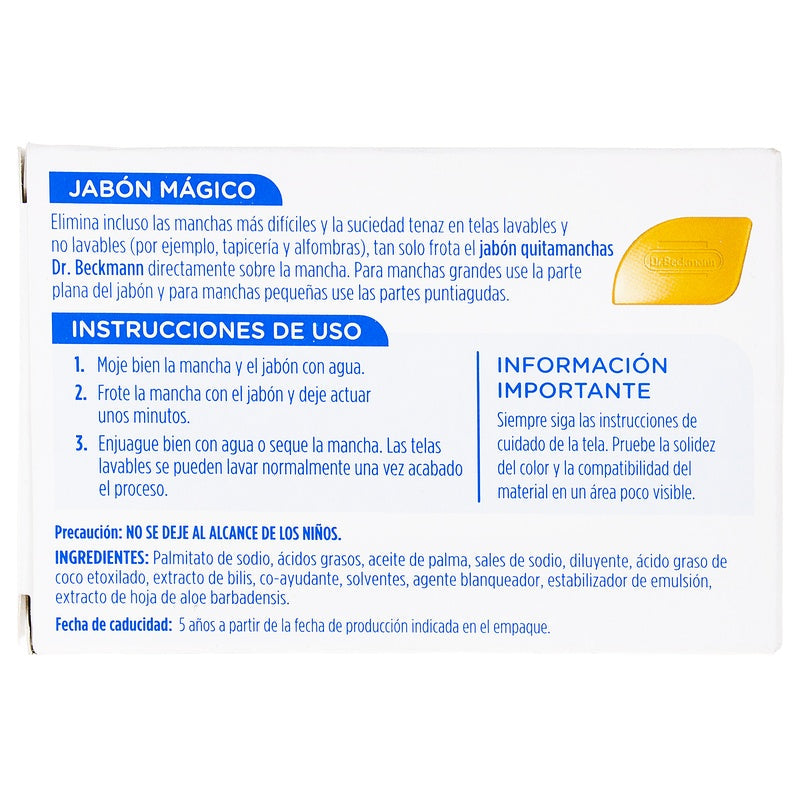 Jabon Magico Dr Beckman Quitamanchas Intenso 80 G 4008455476711  perfil 3