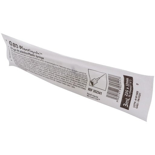 Jeringa Plastipak 3 Ml Negra 22 X 32 Plastipak 7501073025417 