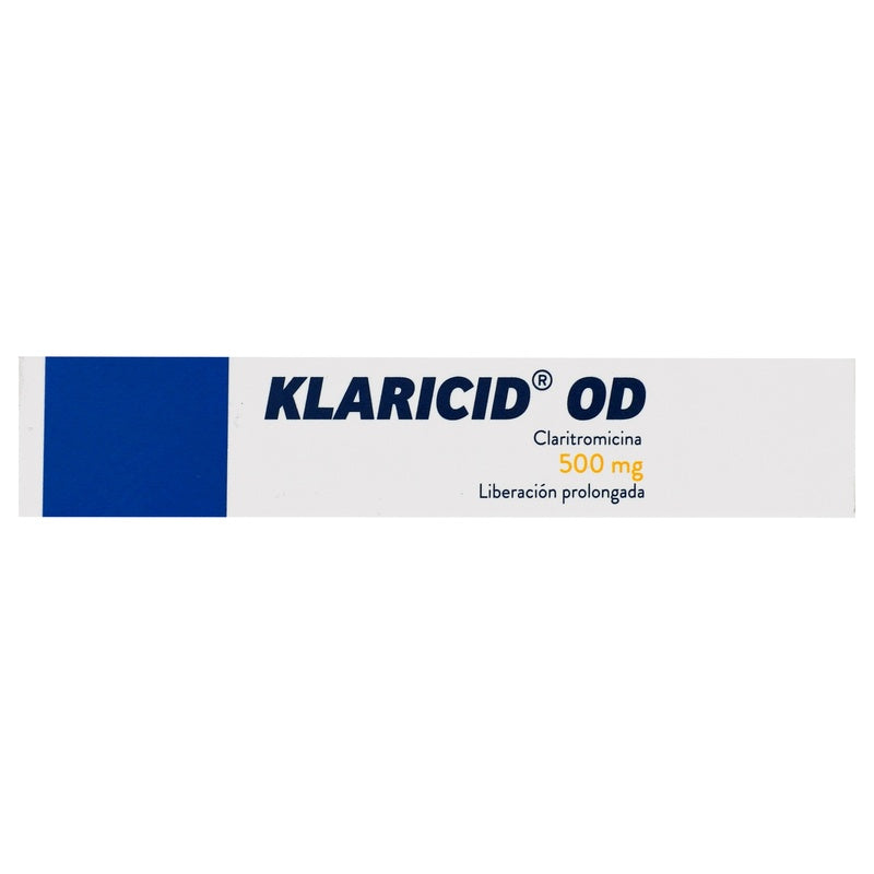 Klaricid-Od 500 Mg Con 10 Tabletas 7501033921285 