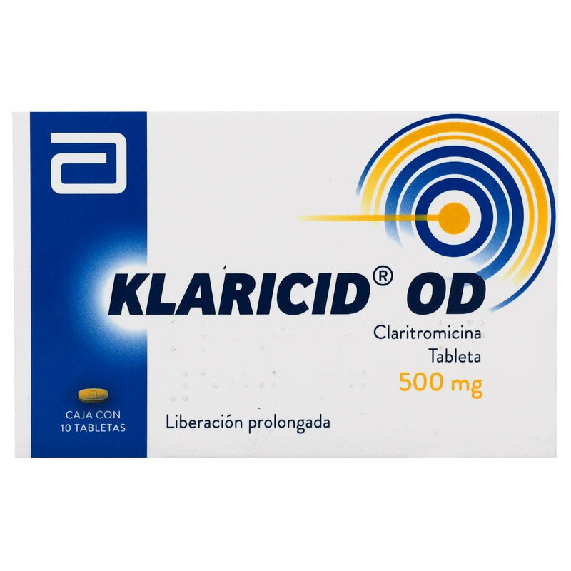 Klaricid-Od 500 Mg Con 10 Tabletas 7501033921285  perfil 2