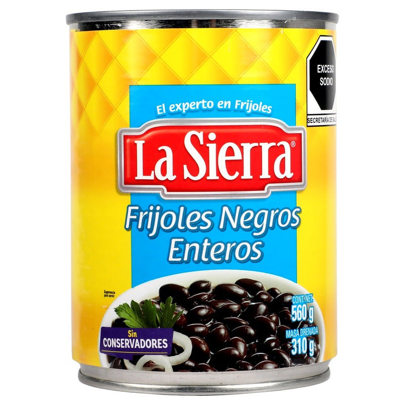 La Sierra Frijoles Negros Enteros 616 G 7501052424606  perfil 2