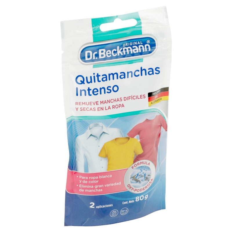 Limpiador Ropa Limpiador Dr Beckman Quitamanchas Intenso Para Ropa 80 G