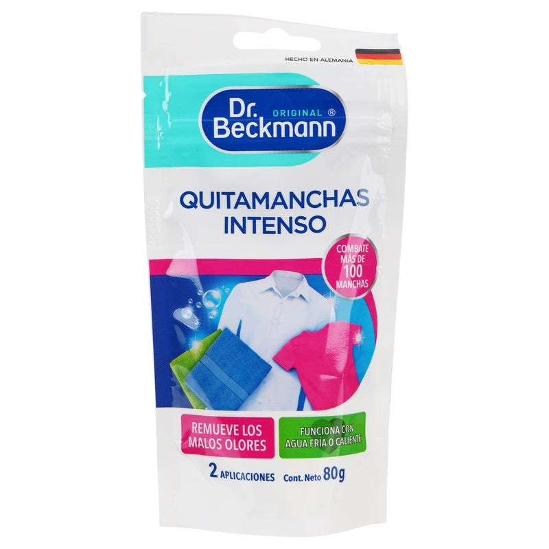 Limpiador Ropa Limpiador Dr Beckman Quitamanchas Intenso Para Ropa 80 G