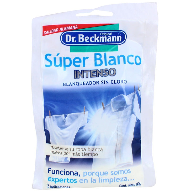 Limpiador Dr Beckman Super Blanco Intenso Para Ropa 80 G 4008455457512  perfil 2