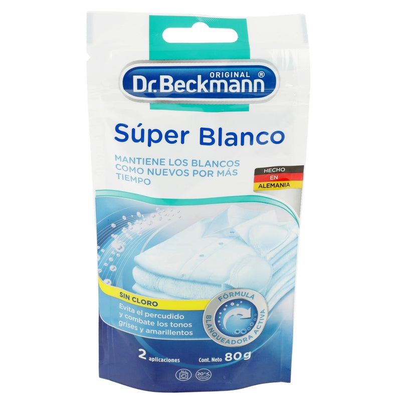 Limpiador Dr Beckman Super Blanco Intenso Para Ropa 80 G 4008455457512  perfil 5