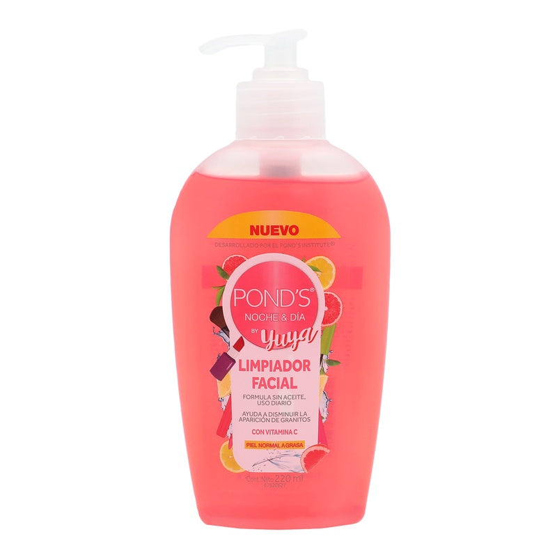 Limpiador Facial Ponds Noche Y Dia Vitamina C 220 Ml 7506306211131