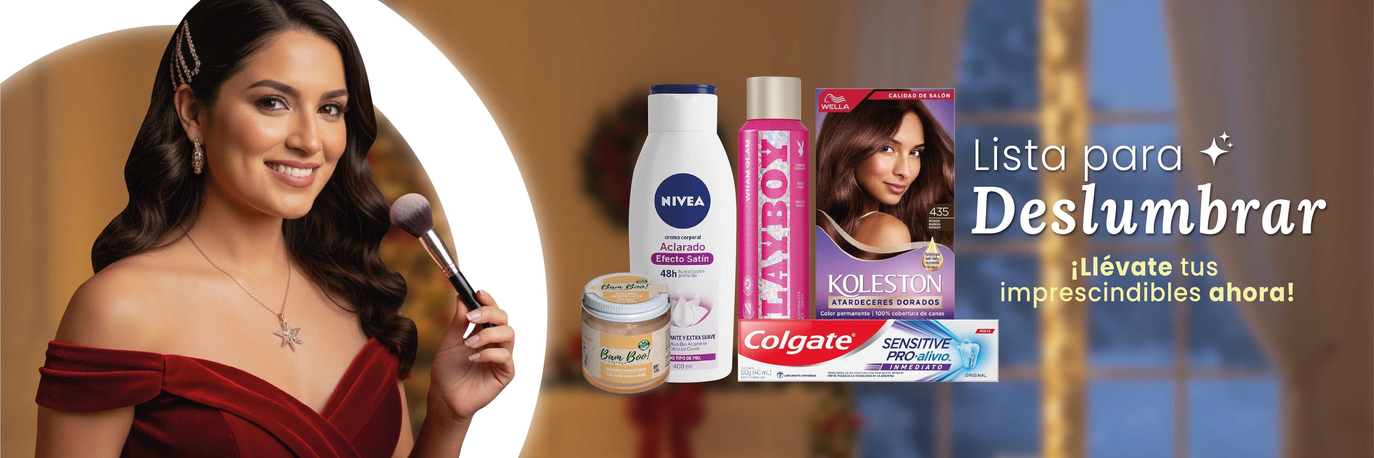 lista para deslumbrar en diciembre