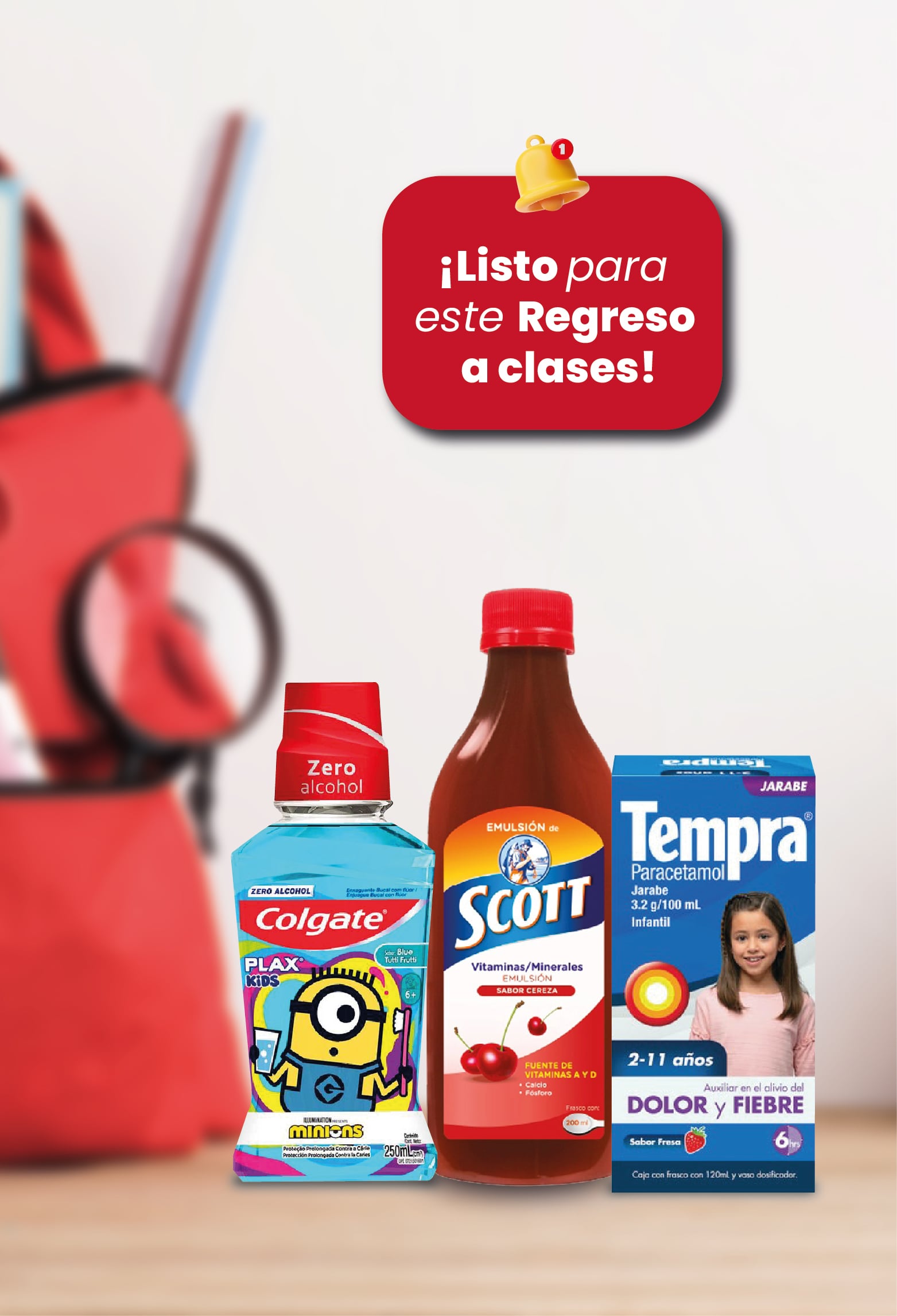 Listo para este regreso a clases productos de farmacias San Jorge