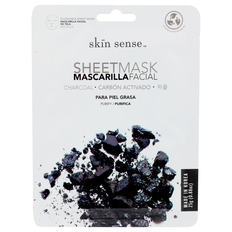 Mascarilla Facial Skin Sense Tela Carbon Activado 25 G 7503020848551 