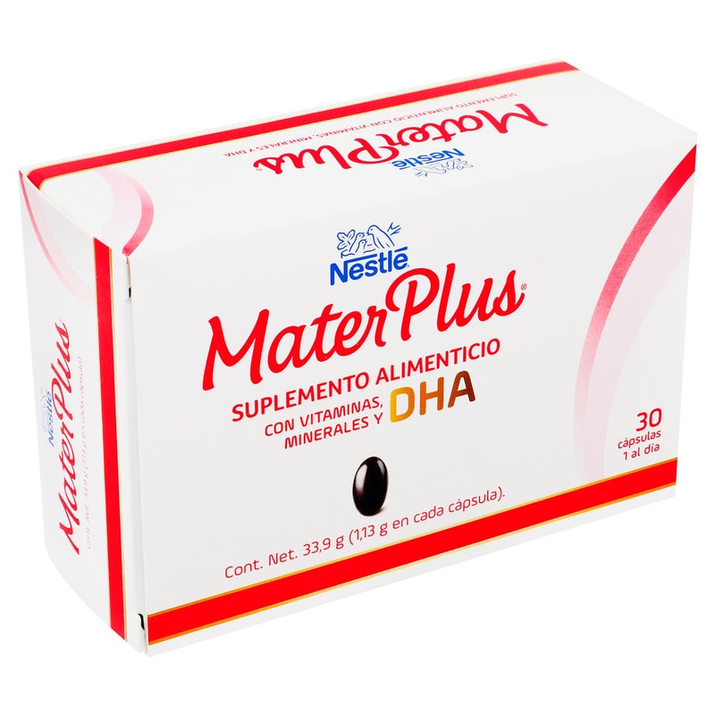 Materplus Suplemento Alimenticio Con 30 Capsulas 7501058624017  perfil 2