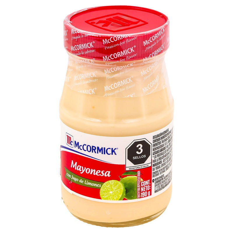 Mayonesa Mccormick 190 G 7501003340122 