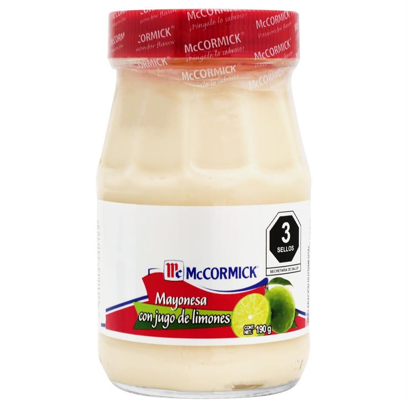 Mayonesa Mccormick 190 G 7501003340122  perfil 8