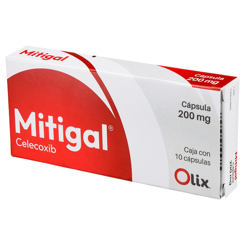 Mitigal 200 Mg Con 10 Capsulas 7501314703050  perfil 15