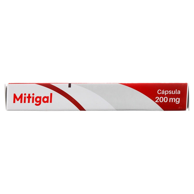 Mitigal 200 Mg Con 10 Capsulas 7501314703050 