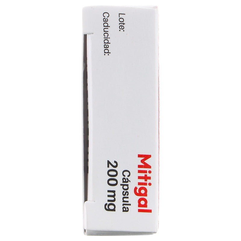 Mitigal 200 Mg Con 10 Capsulas 7501314703050  perfil 7