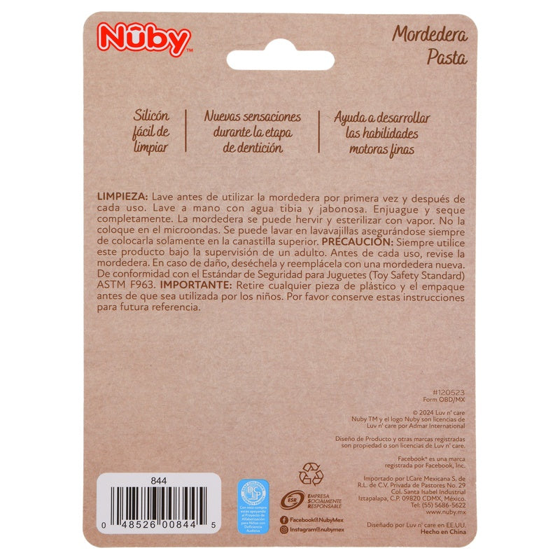 Mordedera Nuby Pasta + 3 Meses 48526008445  perfil 3