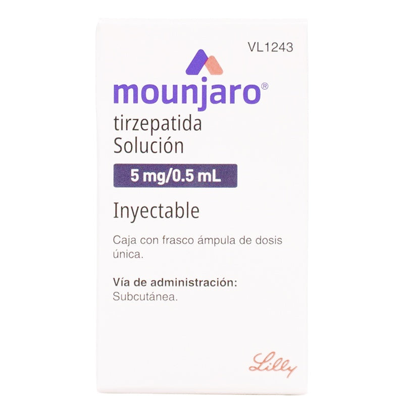 Mounjaro 5 Mg Solucion Inyectable Frasco Ampula 0.5 Ml 7501082243642