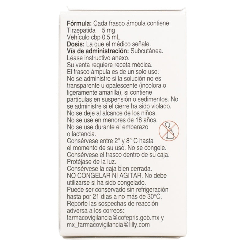 Mounjaro 5 Mg Solucion Inyectable Frasco Ampula 0.5 Ml 7501082243642 perfil 3
