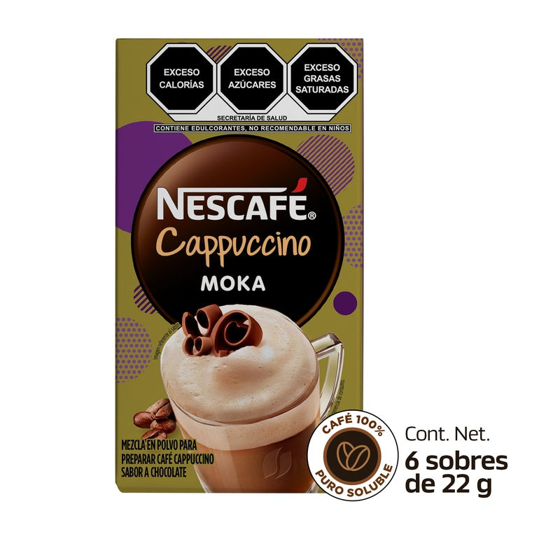 Nescafe Cappuccino Moka Con 6 Sobres 7506475111027  perfil 10