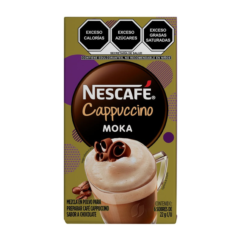 Nescafe Cappuccino Moka Con 6 Sobres 7506475111027  perfil 3