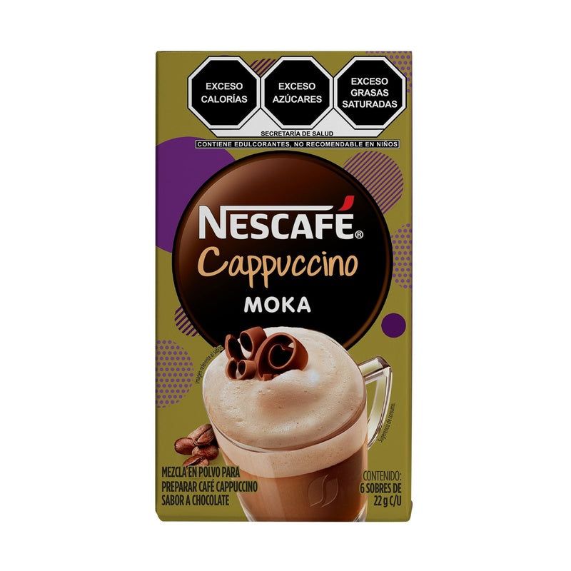 Nescafe Cappuccino Moka Con 6 Sobres 7506475111027  perfil 5