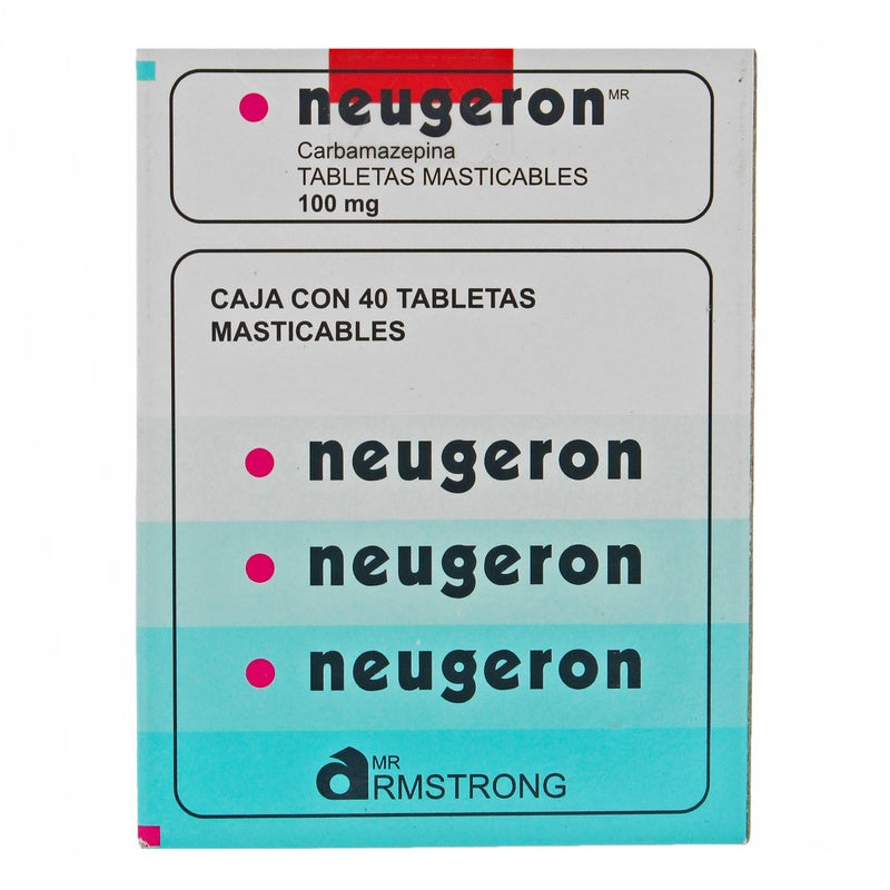 Neugeron Masticables 100 Mg Con 40 Tabletas 7501089800107  perfil 4