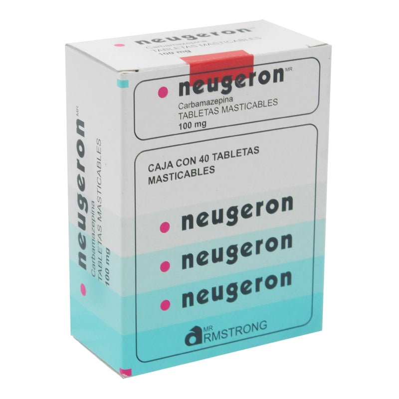 Neugeron Masticables 100 Mg Con 40 Tabletas 7501089800107  perfil 6