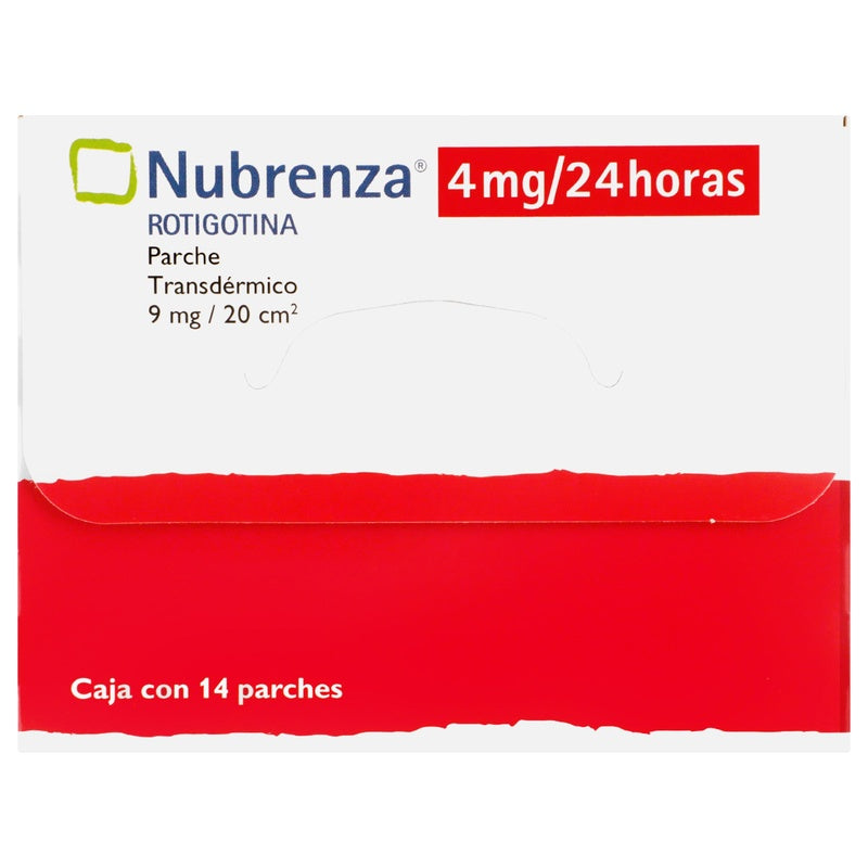 Nubrenza 4 Mg/24H Caja Con 14 Parches 7501088507038  perfil 5