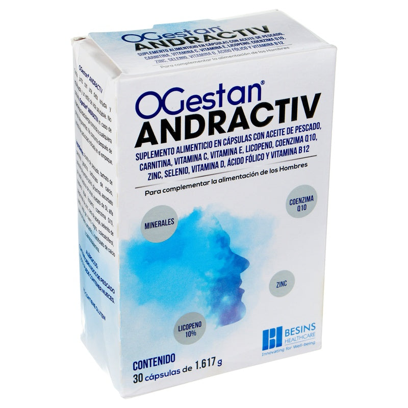 Ogestan Andractiv Suplemento Alimenticio Con 30 Capsulas 3701217201699  perfil 6