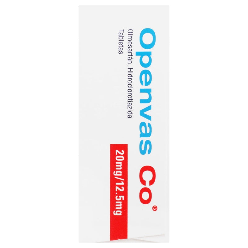 Openvas Co 20/12.5 Mg Con 28 Tabletas 7506317100332  perfil 2