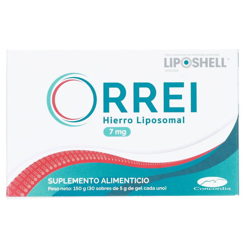 Orrei 7 Mg Suplemento Alimenticio Con 30 Sobres Gel 5 G 7502209710559  perfil 5